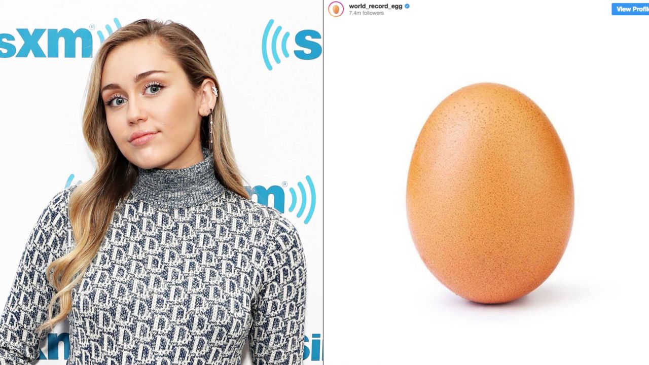 Miley Cyrus Uses Viral Egg To Shut Down Pregnancy Speculation Cnn 3630