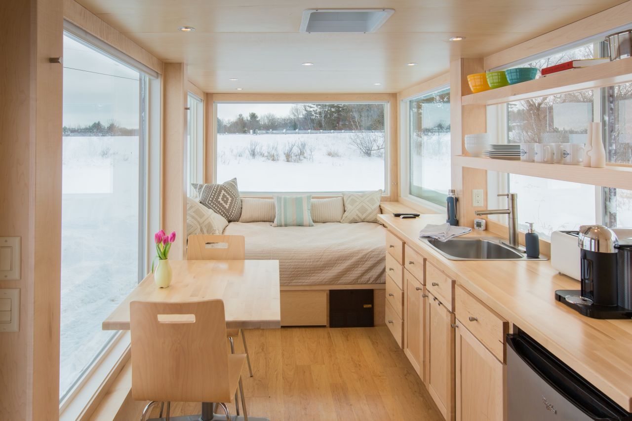 <strong>Outside in: </strong>The Vista towable RV from Escape  brings the outdoors in with walls of windows.