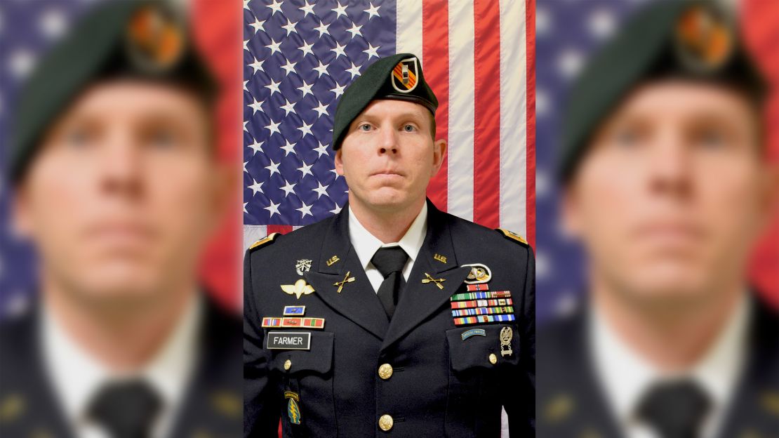 Chief Warrant Officer 2 Jonathan Farmer, 37, of Boynton Beach, Florida died of wounds sustained during an attack while conducting a local engagement in Manbij, Syria, January 16, 2019. 
