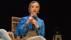 ANN ARBOR, MI - NOVEMBER 11:  Noor Tagouri speaks during the Hello Sunshine x Together Live tour at The Michigan Theater on November 11, 2018 in Ann Arbor, Michigan.  (Photo by Duane Prokop/Getty Images for Hello Sunshine x Together Live Tour)
