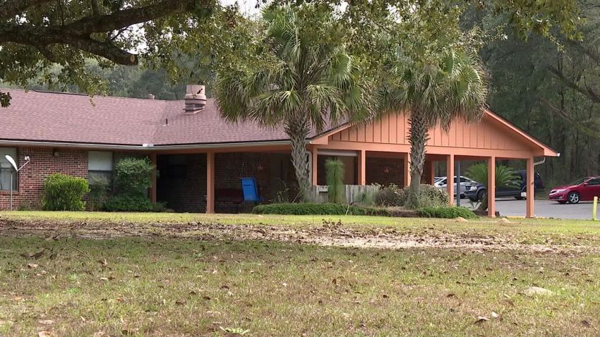 The exterior of a health care facility in Escambia County, Florida where, sccording to court documents, a 23-year-old "non-verbal, immobile" woman was raped and impregnated.