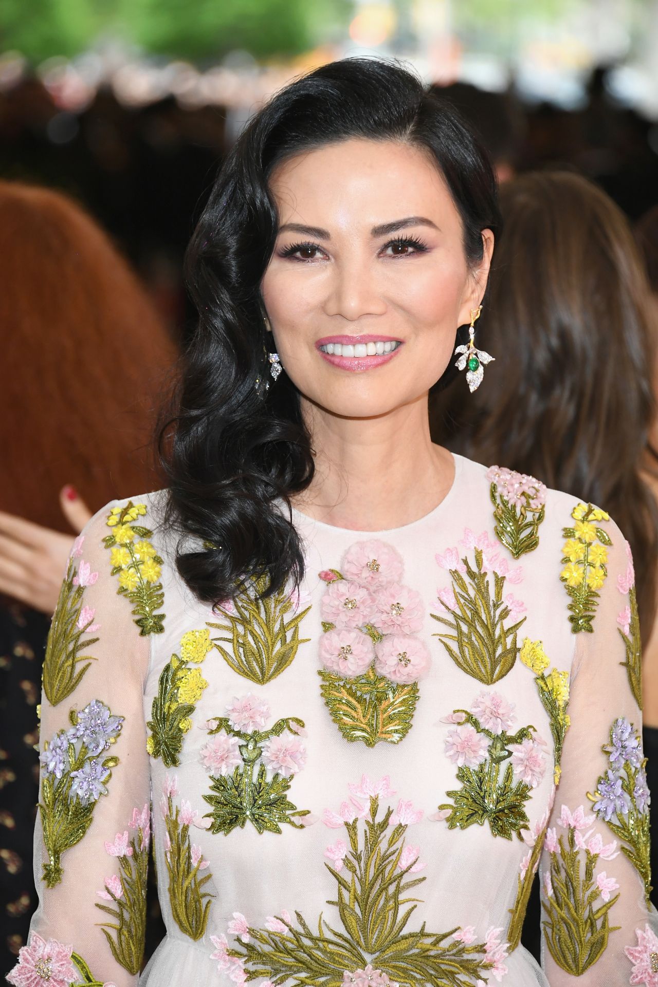 The real Wendi Deng Murdoch at the 2017 Met Gala in New York.