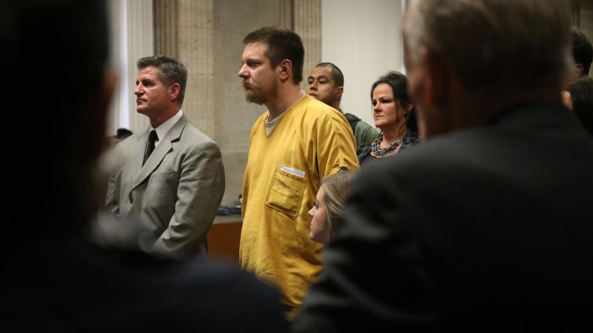 Former Chicago police Officer Jason Van Dyke at his sentencing hearing at the Leighton Criminal Court Building on January 18, 2019.