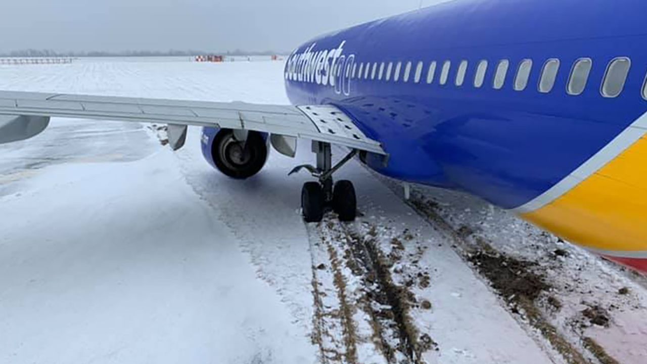No one on board a Southwest Airlines flight was injured Friday at Eppley Airfield in Omaha, Nebraska.