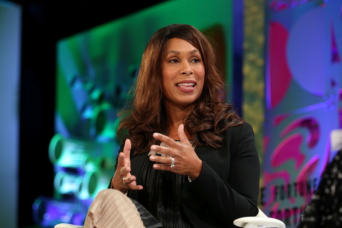 Channing Dungey, then president of ABC Entertainment, speaks onstage at the 2018 Fortune Most Powerful Women Summit.