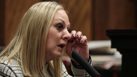 Tiffany Van Dyke said her husband has paid "the ultimate price."