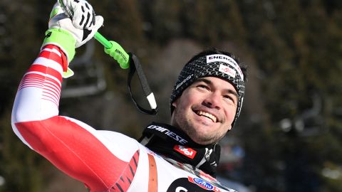 The win moves Kriechmayr to fourth in the overall World Cup standings