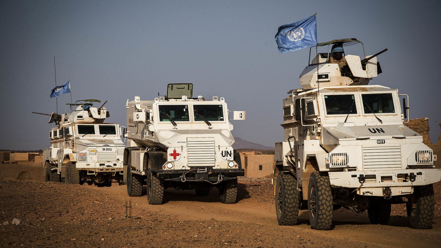 Troops from the UN peacekeeping mission in Mali