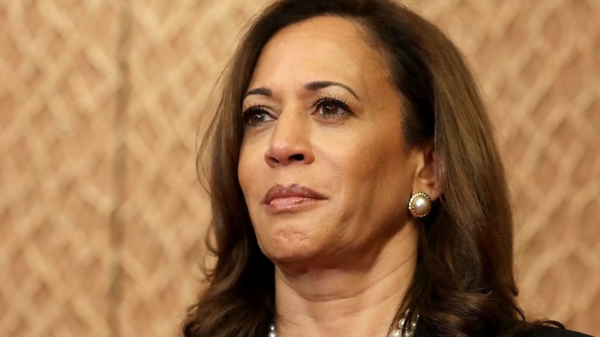 WASHINGTON, DC - JULY 17:  Sen. Kamala Harris (D-CA) participates in a news conference to introduce a bill to reunify immigrant famlies in the U.S. Capitol Visitors Center July 17, 2018 in Washington, DC. Harris and fellow Democratic senators introduced the Reunite Act and said it is designed to make sure the United States government does not have to legal ability to separate immigrant children from their parents.  (Photo by Chip Somodevilla/Getty Images)