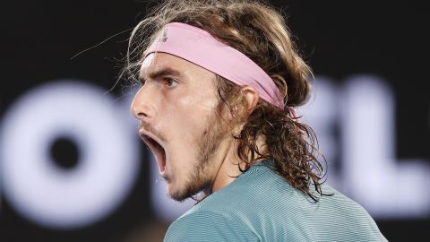 Stefanos Tsitsipas reached his first grand slam quartefinal.