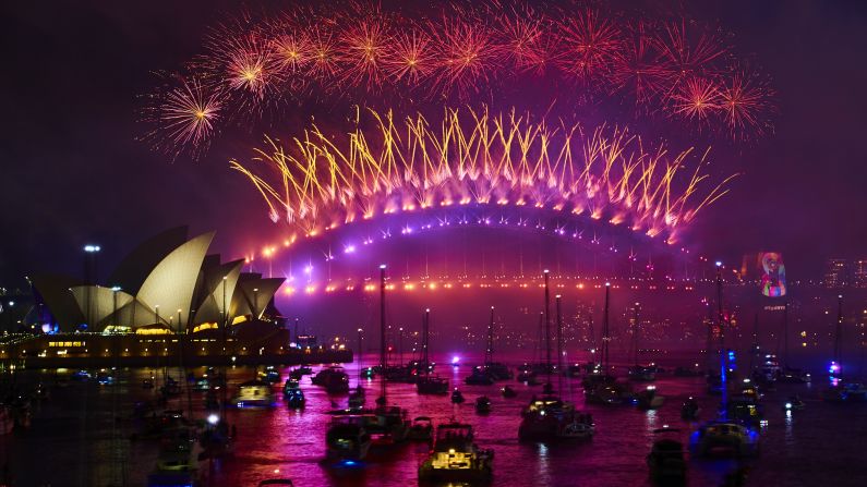 <strong>Sydney:</strong> On January 1, the new year gets underway in Australia with a fireworks display over Sydney Harbour Bridge and the Sydney Opera House. <br />