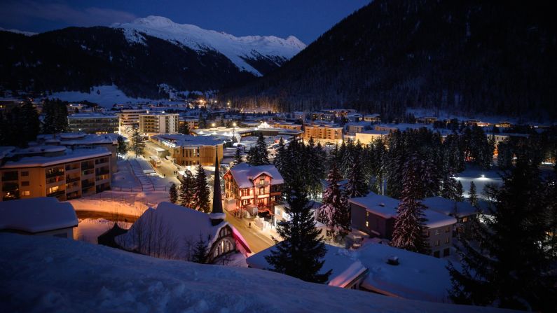 <strong>Davos, Switzerland:</strong> The ski resort of Davos, in eastern Switzerland, is the location for the annual World Economic Forum, which takes place in January. 