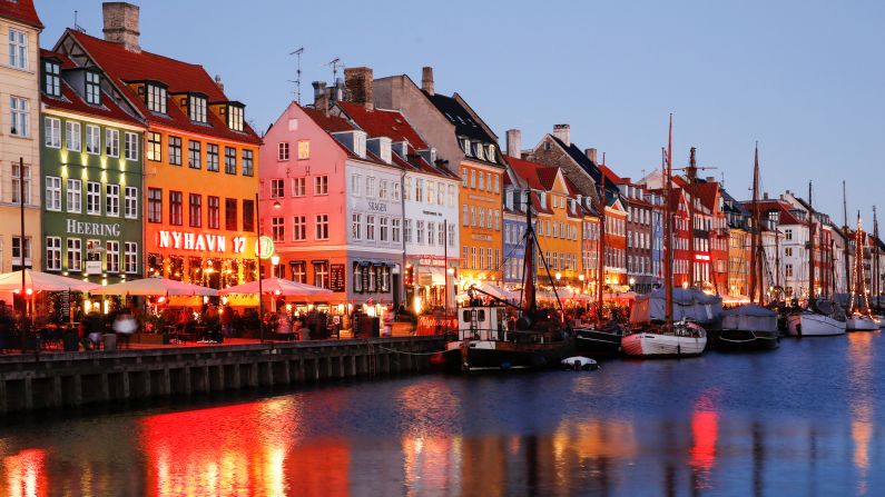 <strong>Copenhagen:</strong> The colorful canalside district of Nyhavn in the Danish capital was once the home of fairytale author Hans Christian Andersen. <br />