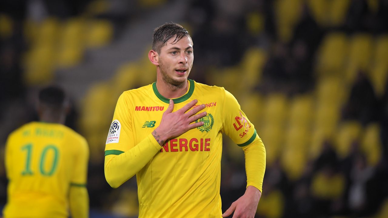 Nantes' former Argentinian forward Emiliano Sala.