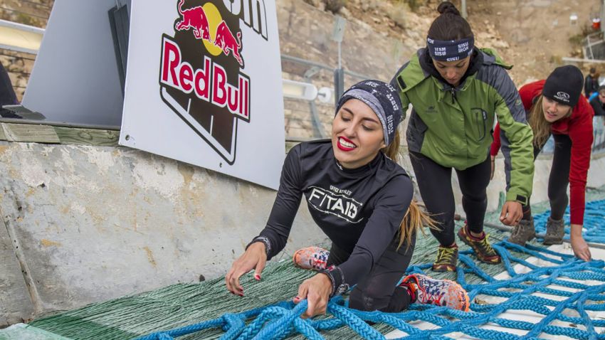 Adaptive Athlete Misty Diaz competing in the Red Bull 400.
