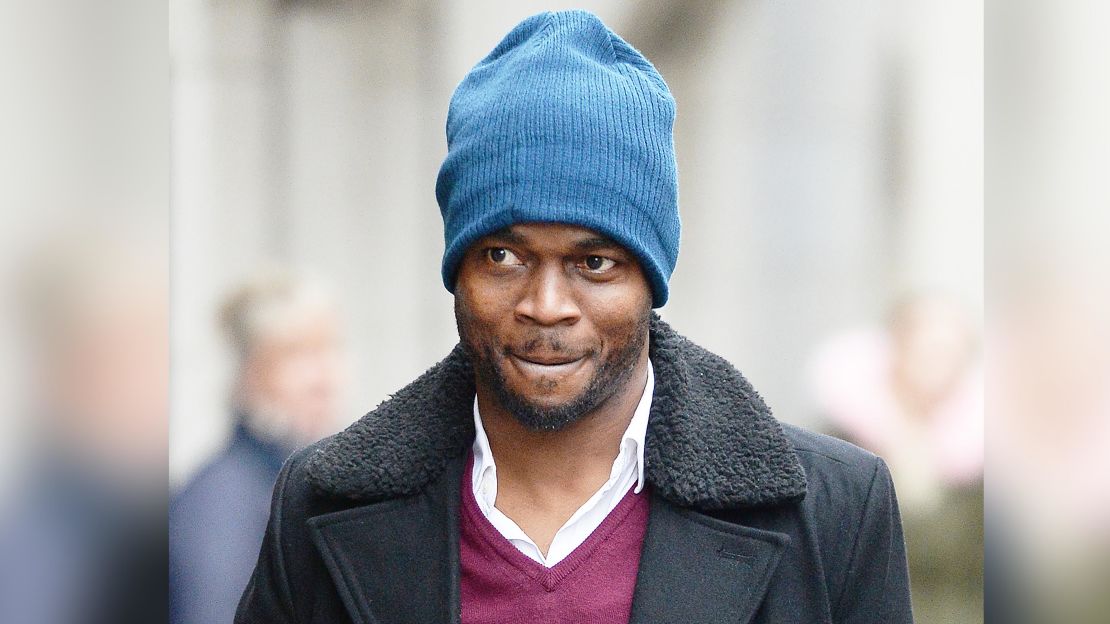 Sam Sodje arrived at the Old Bailey, London on December 12, 2016 where he faced charges of fraudulent trading in relation to running of the Sodje Sports Foundation.