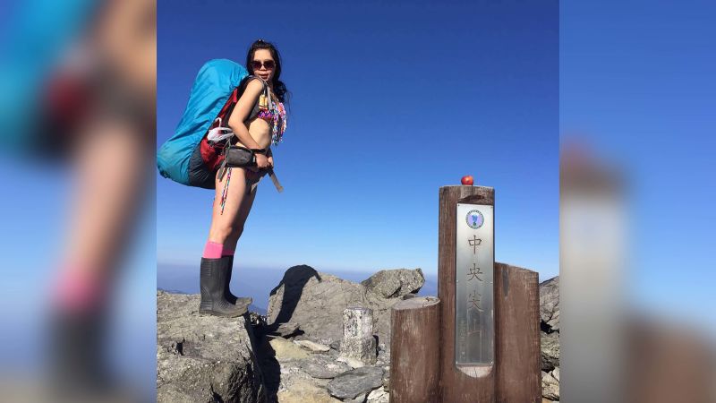 Gigi Wu Taiwanese bikini hiker dies after mountain fall CNN