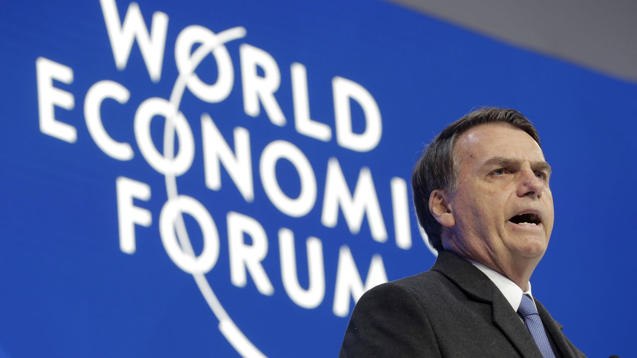 Jair Bolsonaro at Davos.