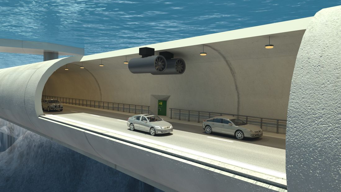 <strong>Underwater tunnels</strong>: To cut travel time in half, the Norwegian government is planning an ambitious $40 billion infrastructure project including <a href="https://edition.cnn.com/style/article/norway-underwater-floating-tunnel-intl/index.html" target="_blank">submerged floating tunnels</a>. The plan aims to improve the journey between the cities of Kristiansand and Trondheim and make the route "ferry-free." 