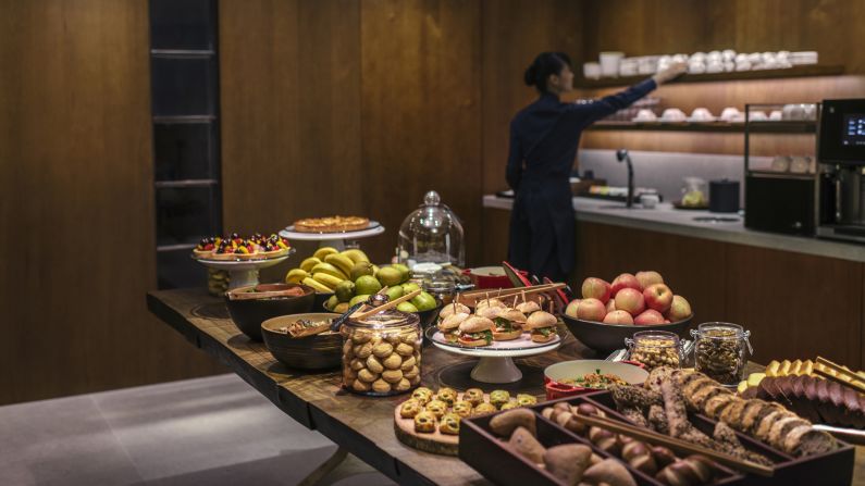 <strong>The Pantry: </strong>Expect much more than cheese cubes and snack mix from Cathay's buffet tables.