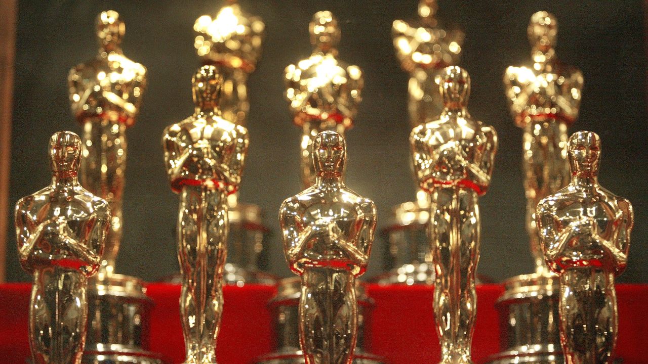 CHICAGO - JANUARY 23:  Oscar statuettes are displayed during an unveiling of the 50 Oscar statuettes to be awarded at the 76th Academy Awards ceremony January 23, 2004 at the Museum of Science and Industry in Chicago, Illinois. The statuettes are made in Chicago by R.S. Owens and Company.  (Photo by Tim Boyle/Getty Images)