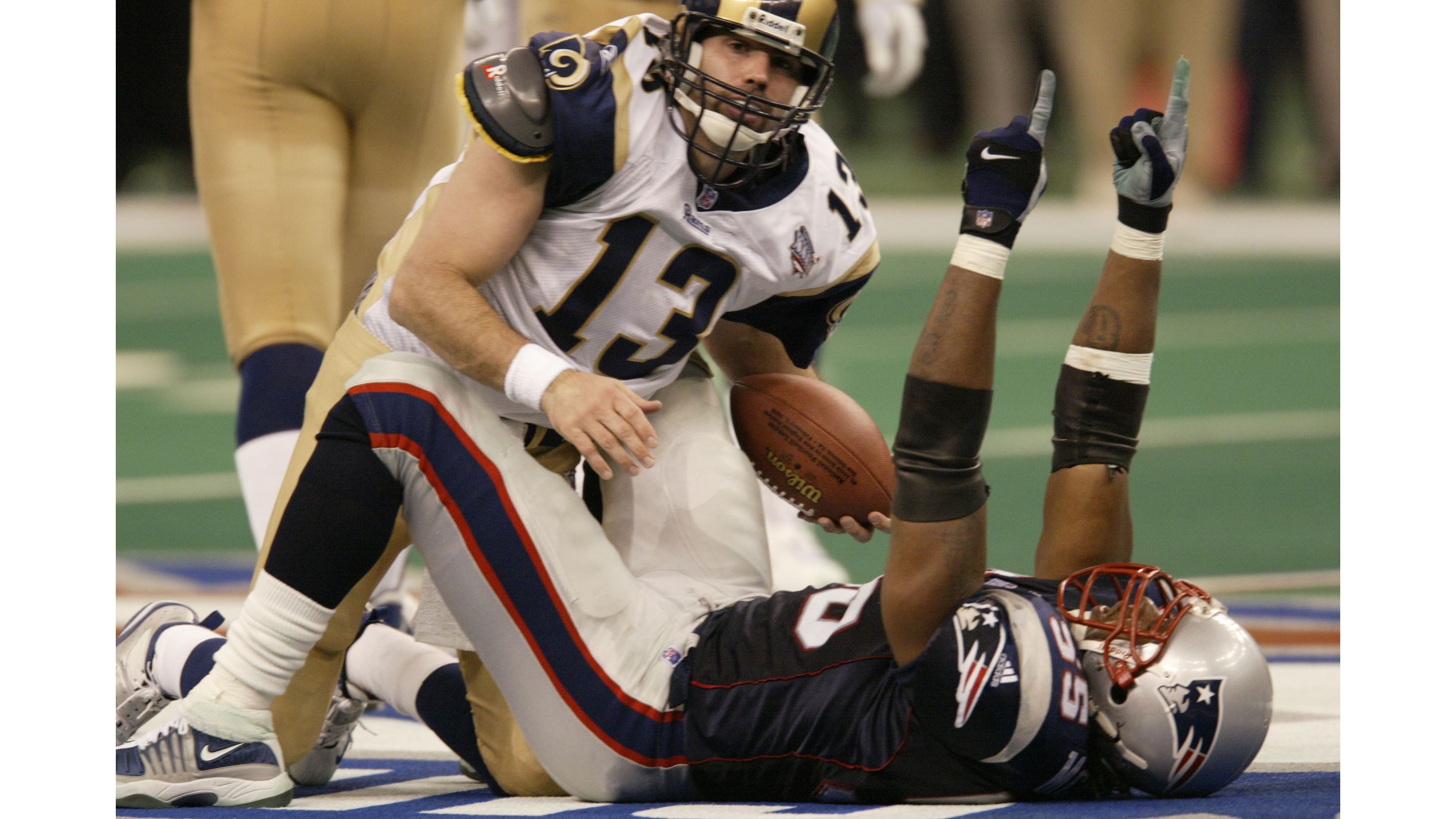 The last time the Patriots were such heavy underdogs? Super Bowl XXXVI  against the Rams in 2002.