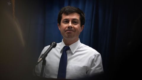 WASHINGTON, DC - JANUARY 23: Mayor of South Bend, Indiana, Pete Buttigeig speaks during a news conference January 23, 2019 in Washington, DC. Buttigeig held a news conference to announce that he is forming an exploratory committee to run for the Democratic presidential nomination. (Photo by Alex Wong/Getty Images)
