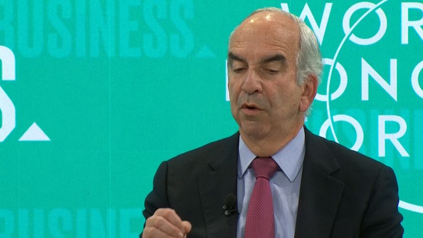 Hess Corporation CEO John Hess at a CNN Business panel at Davos, Switzerland