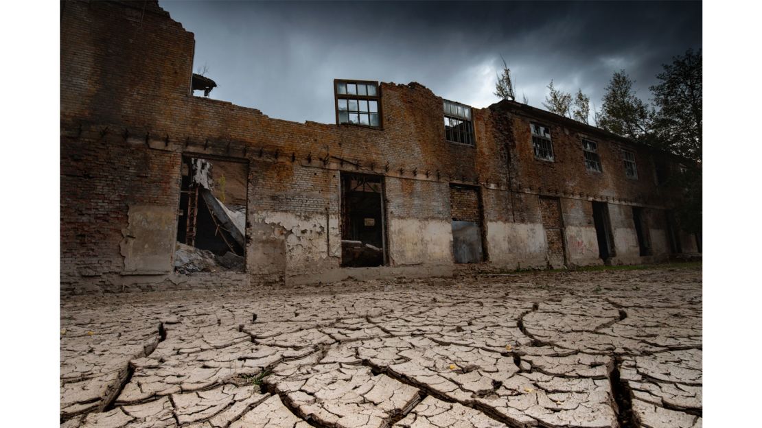 Factories in Min Kush were abandoned after the collapse of the Soviet Union.