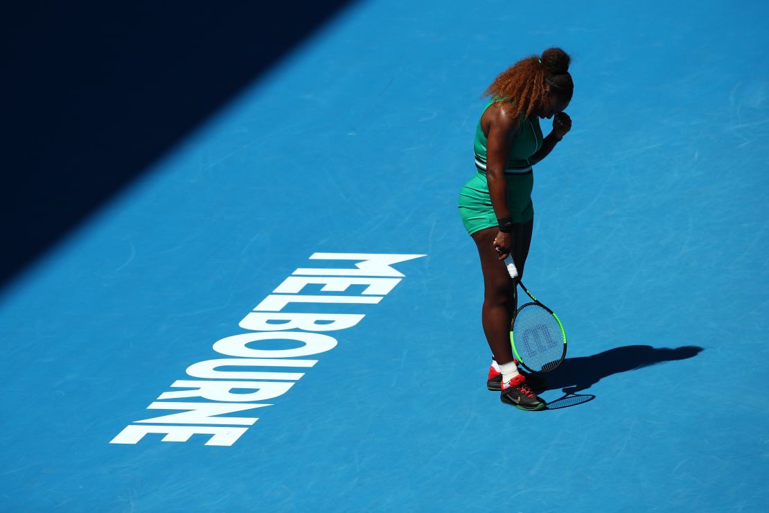 Serena Williams lost to Karolina Pliskova in the Australian Open quarterfinals.