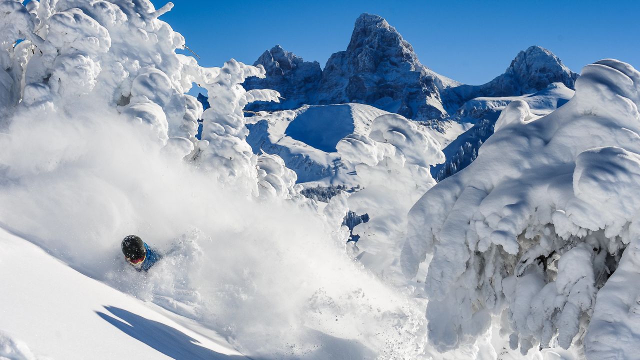 Wyoming's other resort, Grand Targhee is beloved for its powder and incredible terrain.