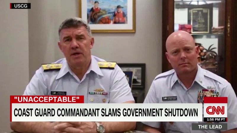 Coast Guard Commandant slams government shutdown | CNN