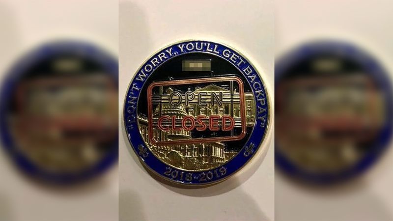 Secret Service members create shutdown challenge coin