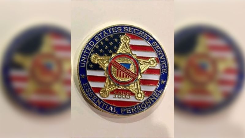 Secret Service members create challenge coin for working without