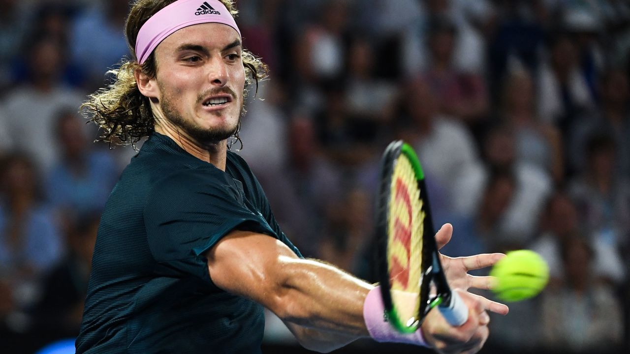 Tsitsipas was bidding to reach his first grand slam final.