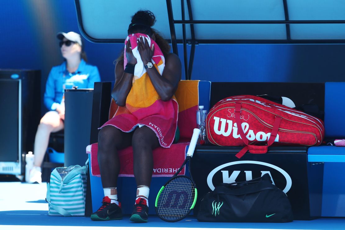 Serena Williams lost in the Australian Open quarterfinals Wednesday to Karolina Pliskova. 