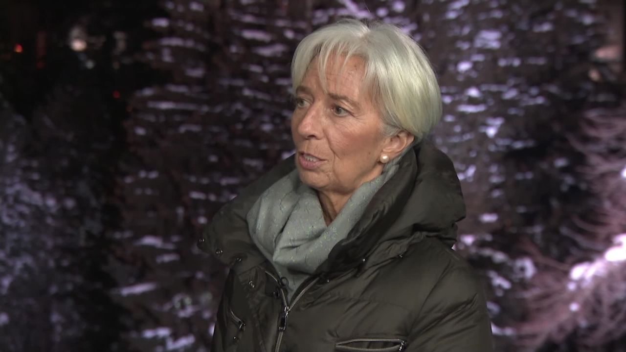 christine lagarde davos