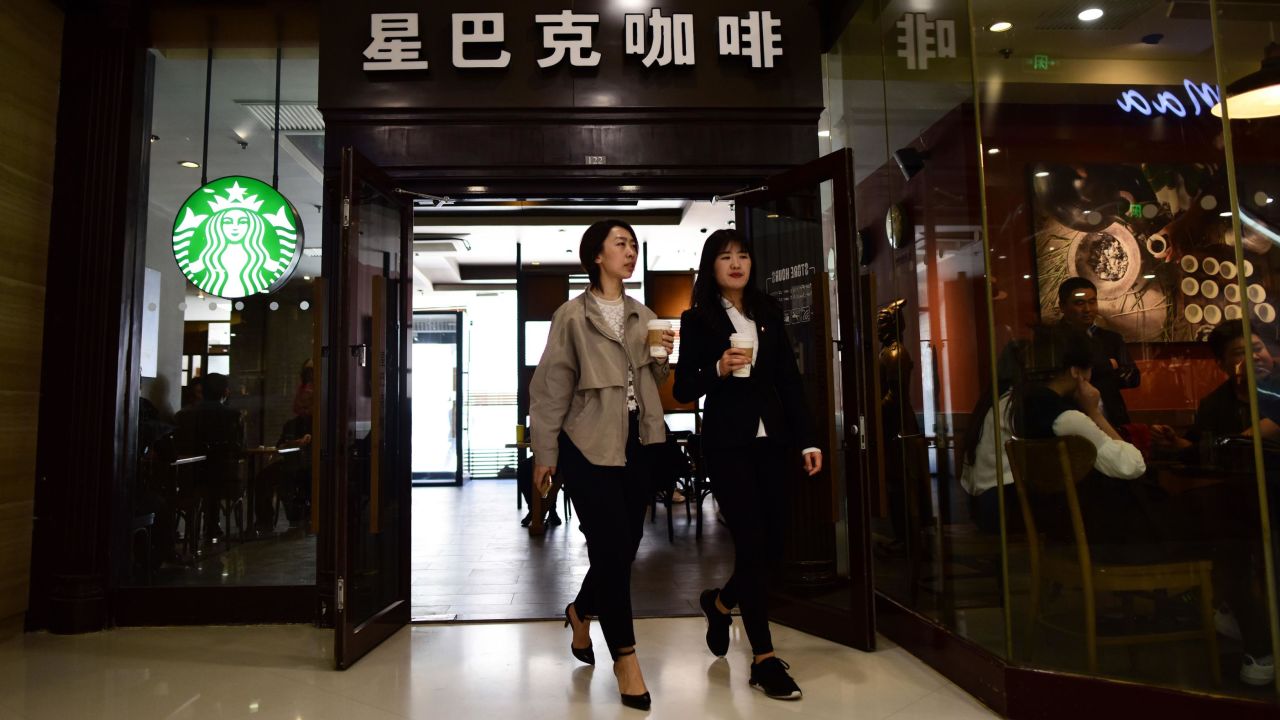 Starbucks is rapidly expanding in China. WANG ZHAO/AFP/Getty Images