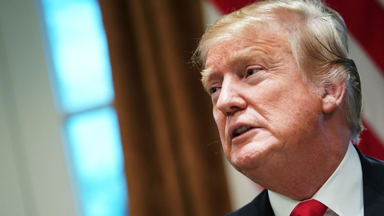 US President Donald Trump speaks on trade tariffs in the Cabinet Room of the White House in Washington, DC on January 24, 2019. - Trump also spoke about the unfair trade practices at play in the world. (Photo by MANDEL NGAN / AFP)        (Photo credit should read MANDEL NGAN/AFP/Getty Images)