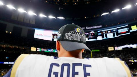 Goff, now 24, was 7 years old when Tom Brady won his first Super Bowl.