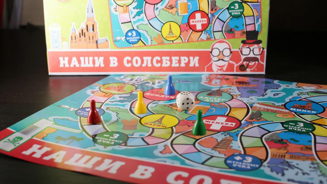 'Our Guys in Salisbury' board game on sale in Russia