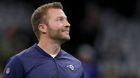 Los Angeles Rams head coach Sean McVay is the youngest head coach in Super Bowl history at 33 years old.