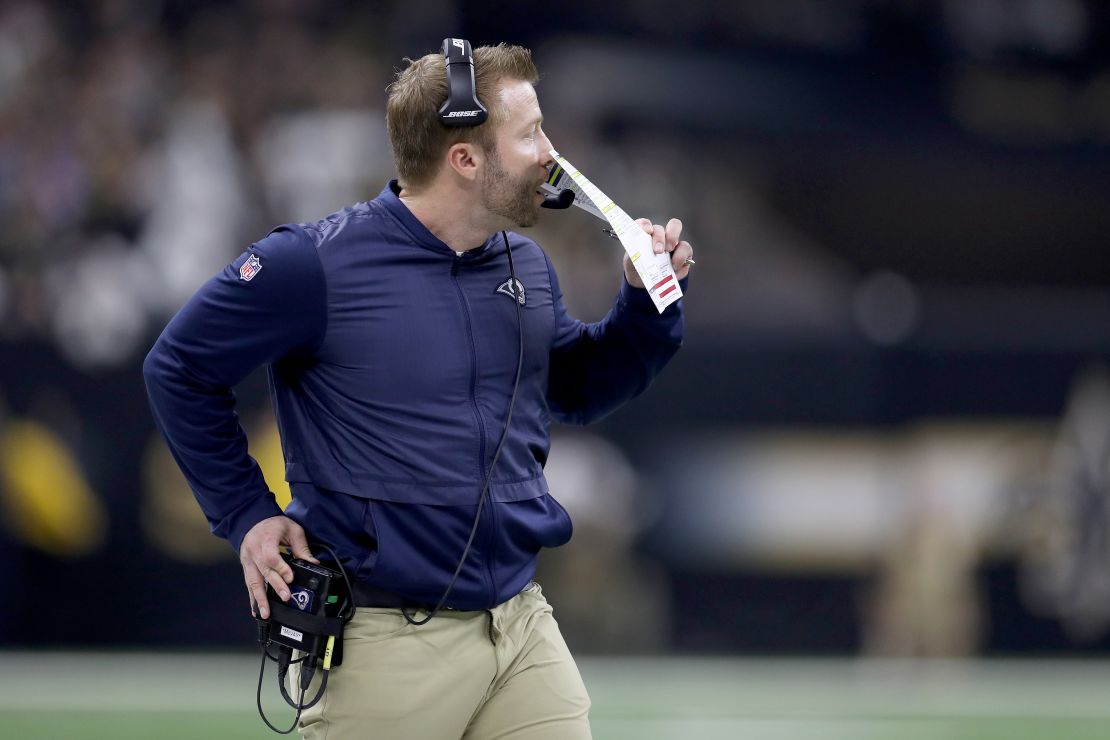 McVay's Rams have reached the playoffs twice in his tenure.