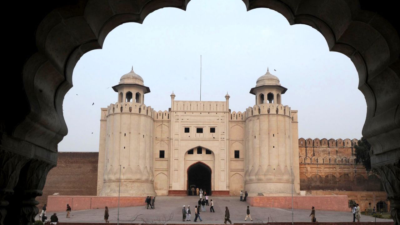 Lahore Fort, the citadel of the city, is covered in exquisite fresco paintings.