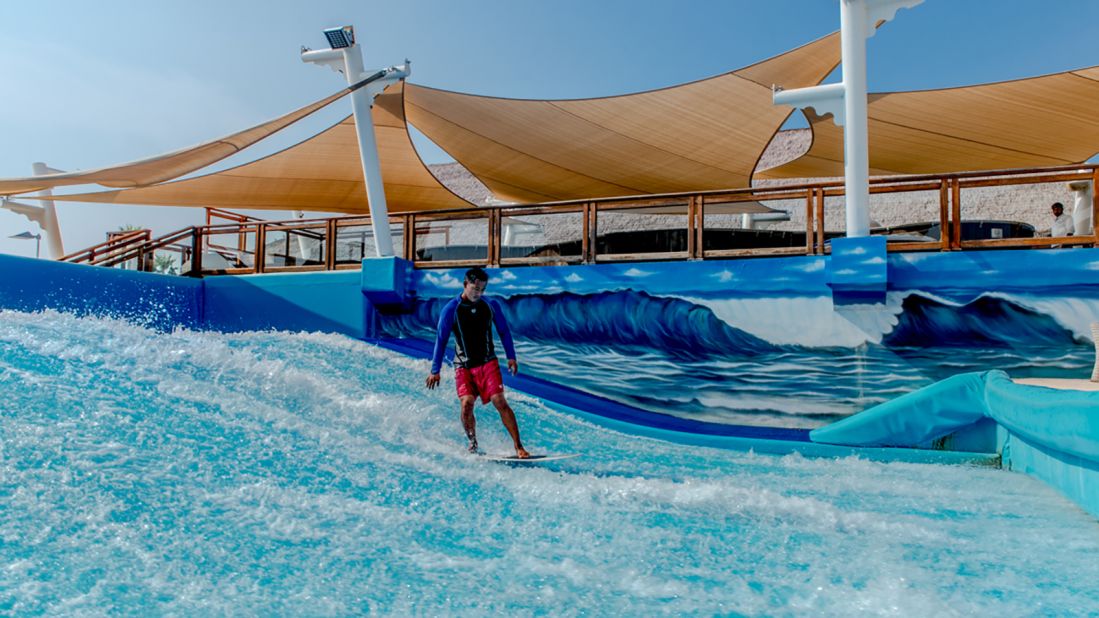 <strong>Activities:</strong> There are plenty of outdoor activities on offer. When not in the sea itself, you can learn how to conquer the waves on surfing simulators. 