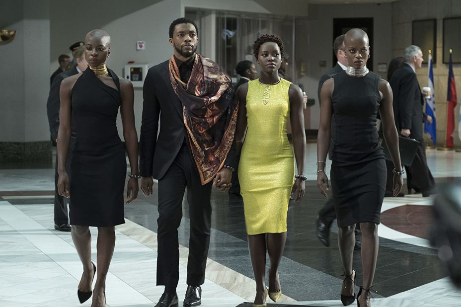 <strong>Outstanding performance by a cast in a motion picture:</strong> "Black Panther"
