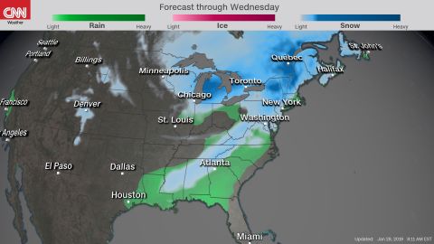 cold weather arctic plunge snow forecast 012282019