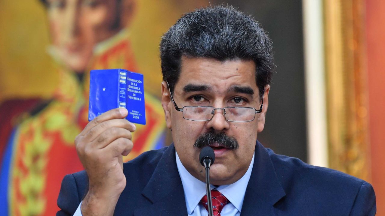 Venezuelan President Nicolas Maduro has refused to bow to international pressure to step down.