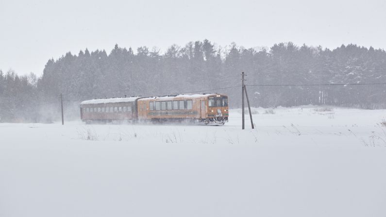 <strong>Snowy landscapes:</strong> Winters in Aomori, on the northern tip of Honshu island, are bitter cold. Last year, more than six and a half meters (21 feet) of snow fell here. 