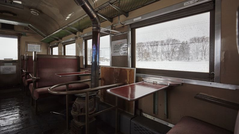<strong>No rush: </strong>With top speeds of just 50 kilometers per hour (around 31 miles per hour), the stove train stands in stark contrast with Japan's ultra-fast Shinkansen bullet trains. But that's part of the charm.